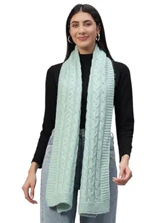 Ravaiyaa Attitude is Everything Wool Knit Muffler