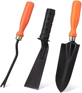 Kraft Seeds Garden Tool Set – 3 Pcs (Small Trowel, Khurpi, Weeder)