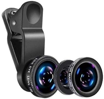 Original Camera Lens Kit for Mobile Phone 0.67X Wide + 180° Fish Eye + 10x Macro