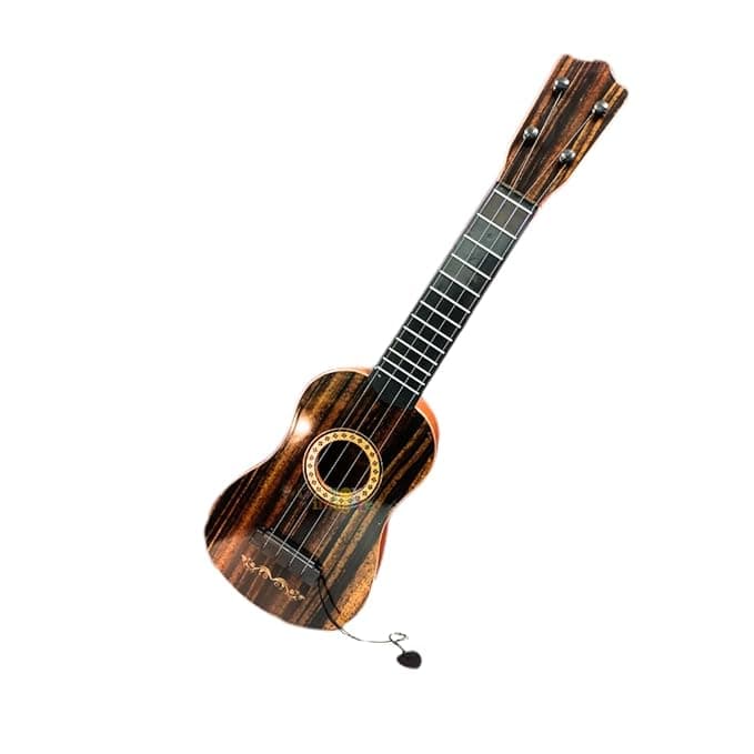 Toy Imagine™ Kids Guitar Toy | 4-String Musical Instrument for Beginners | Mini Acoustic Music Learning Toy | Educational Gift for 3-6 Year Old Boys & Girls | Wooden Look (Color May Vary)