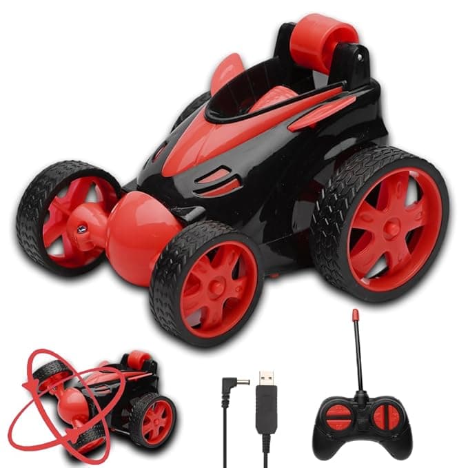 Gooyo DB2060 Rechargeable 360° Rotating & Rolling Small Stunt Car Toy