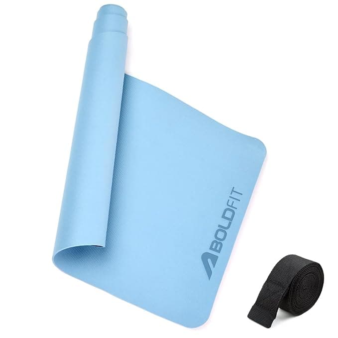 Boldfit Yoga Mat – 5mm Anti-Slip with Strap