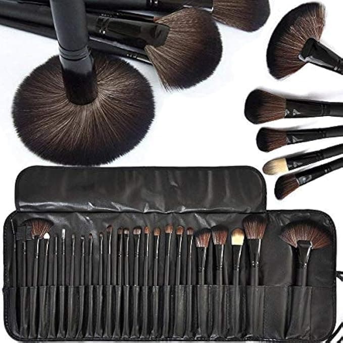 MACPLUS 24-Piece Fiber Bristle Makeup Brush Set